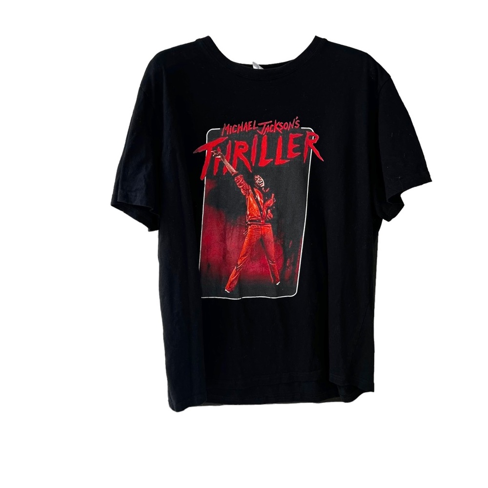 Michael Jackson Black “Thriller” Short Sleeve T-shit XL